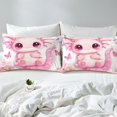 thumbnail image 4 of Erosebridal Girls Axolotl Twin Sheet Sets, Ultra Soft 3-Piece, 4 of 6