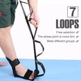 thumbnail image 2 of Estirador de pies Sunnimix Correa de estiramiento de yoga negro 110 cm, 2 of 8