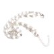thumbnail image 5 of Qarigey para el tobillo Hoja en capas Oro Plata Pulseras de tobillo para el Día de San Valentín Plata plata 5piezas Qarigey CBP253148, 5 of 5