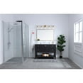 thumbnail image 2 of Gene 5 light Brass and Clear glass Wall sconce, 2 of 5
