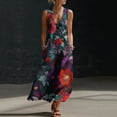 thumbnail image 2 of Stamzod Womens Summer Maxi Dress Sleeveless Flowy Casual Long Dresses Vacation Beach Sundress Travel Outfits Multicolor U XXXL, 2 of 8
