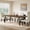 Brown, variant on Panapinka Industrial Dining Table for 6-8, Large Rectangular Wooden Top with Heavy Duty Steel Frame, Waterproof & Space-Saving Design for Kitchen, Dining Room, Office