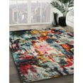 thumbnail image 3 of Ahgly Company Machine Washable Indoor Rectangle Contemporary Sepia Brown Area Rugs, 8' x 12', 3 of 7