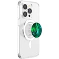 thumbnail image 4 of Empuñadura para teléfono celular Fire Fit Designs Green Galaxy PopGrip MagSafe, 4 of 5