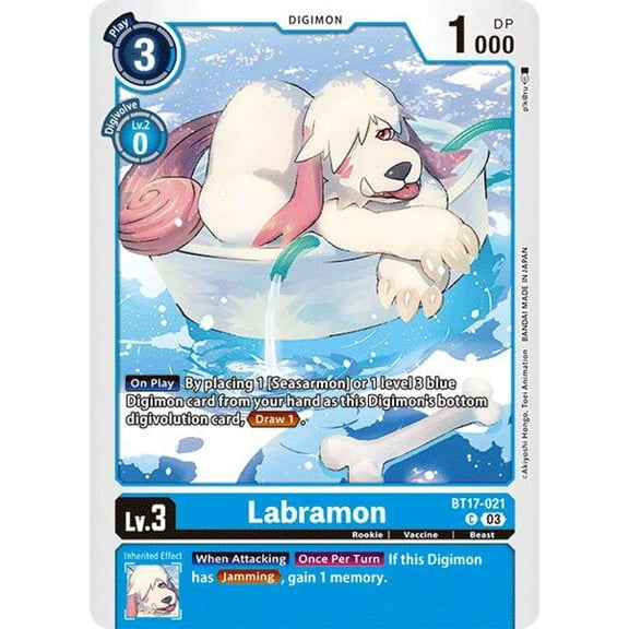 Digimon Secret Cris Labramon BT17-021