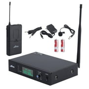 RADIGS RWM60U Professional UHF Headset & Guitar Instrument Wireless Microphone System DJ Karaoke Headset Microphone
