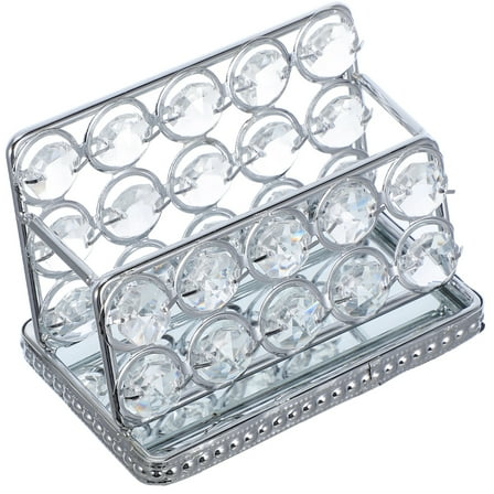 Multiple Business Card Holder Display for Desk Office Silver