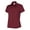 Burgundy, variant on Uneek - Women's/Ladies Ladies Poplin Half Sleeve Shirt - 65% Polyester 35% Cotton Poplin - White - Size L