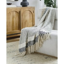 Livabliss x Becki Owens Modern Prolo Throw, 50"W x 60"L, Black