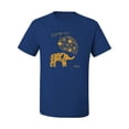 thumbnail image 2 of Cute Elephant Love Imagine Inspirational/Christian Men's Graphic T-Shirt, Royal, 5XL, 2 of 3