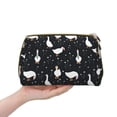 thumbnail image 4 of Cauagu Fashionable Goose Print Large Cosmetic Bag,Portable Cosmetics Pouch Travel Makeup Bag Large Capacity Travel Makeup Case Organizer Makeup Brush Organizer, 4 of 8