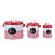 thumbnail image 1 of Contenedores de Almacenamiento Ticfox Juego de 3 Recipientes Gran Capacidad Rojo y Blanco, 1 of 14