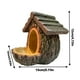 thumbnail image 3 of Comedero para pájaros, nido colgante para patio, jardín, decoración de pájaros, artesanía de resina., 3 of 7