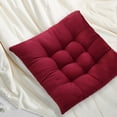 thumbnail image 5 of Chair Seat Pads Clearance Seat Cushion, Solid Color Cushion, Soft, Comfortable and Aurable, Office Chair Cushion, Desk Chair Cushion(Red,40cm/1PC), 5 of 7