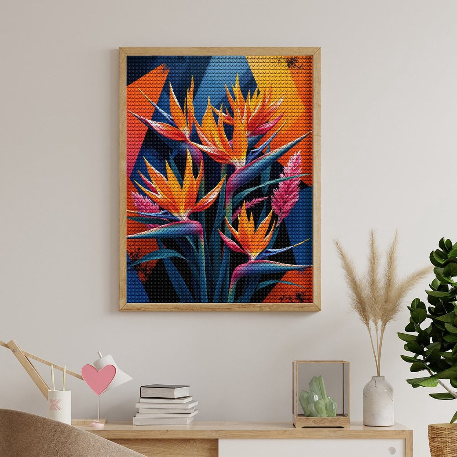 Diamond Art Kits for Adults, Birds Of Paradise Artistry 5D Diamond Painting Kits for Adults Beginners, DIY Full Drill Diamond Painting, Gem Art and Crafts 12x16