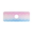 thumbnail image 7 of Yayeee Faucet Mat for Kitchen Sink 14.7" Diatomite Long Splash Guard Pad, Light Pink Stripes, 7 of 7