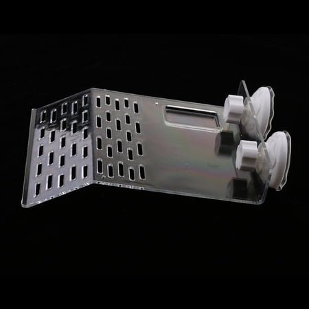 Reptile Turtle Floating Pier with Feeder Bowl, Basking& Climbing Platform Ramp Ladder Dock Aquarium Fish Tank Decor L