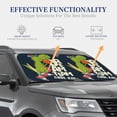 thumbnail image 4 of Gaeub Dinosaur Basketball Player Foldable Auto Sun Blocker Visor, Sunshade for Car Front Window, Keeps Your Vehicle Cool - Medium, 4 of 7