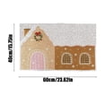 thumbnail image 3 of HongHeng Christmas Door Mat Outdoor, Eco Friendly Christmas Door Mats for Front Door, Welcome Matt or Doormat for Home Entrance, Durable & Anti Slip Door Mats (Gingerbread House), 3 of 6