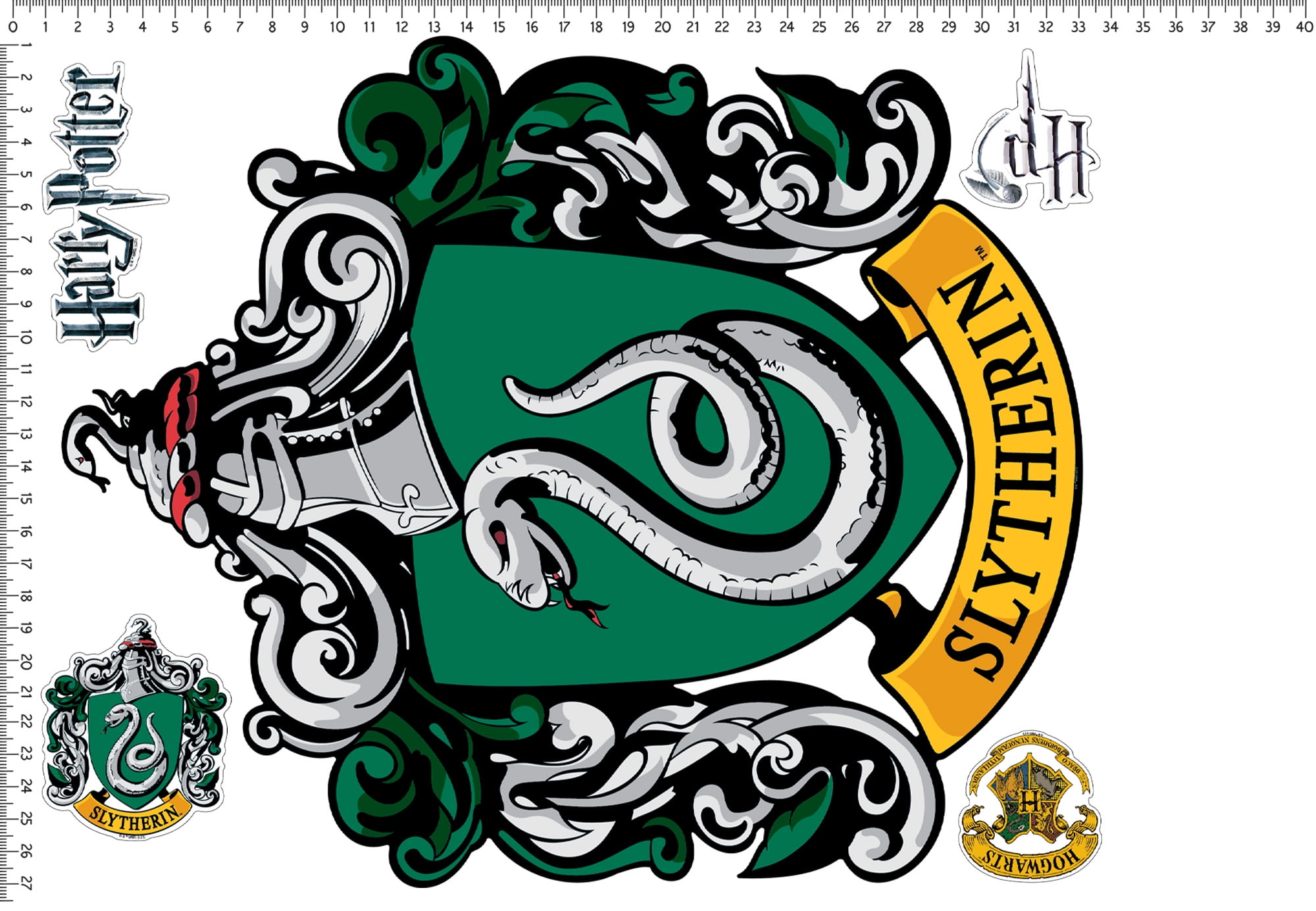 Harry Potter Slytherin Crest Sticker