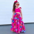 thumbnail image 2 of HAOYUNL Kids Girls Vest Skirt Clothing Sets Top+ Swing Skirt Cute Clothes Outfits for 8-12Y, 2 of 8