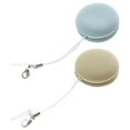 thumbnail image 2 of Macaron Shape Phone Cleaner Wipe 2Pcs Assorted Color Daily Use Easy Fingerprint Removal Screen Cleaning Tool, 2 of 4