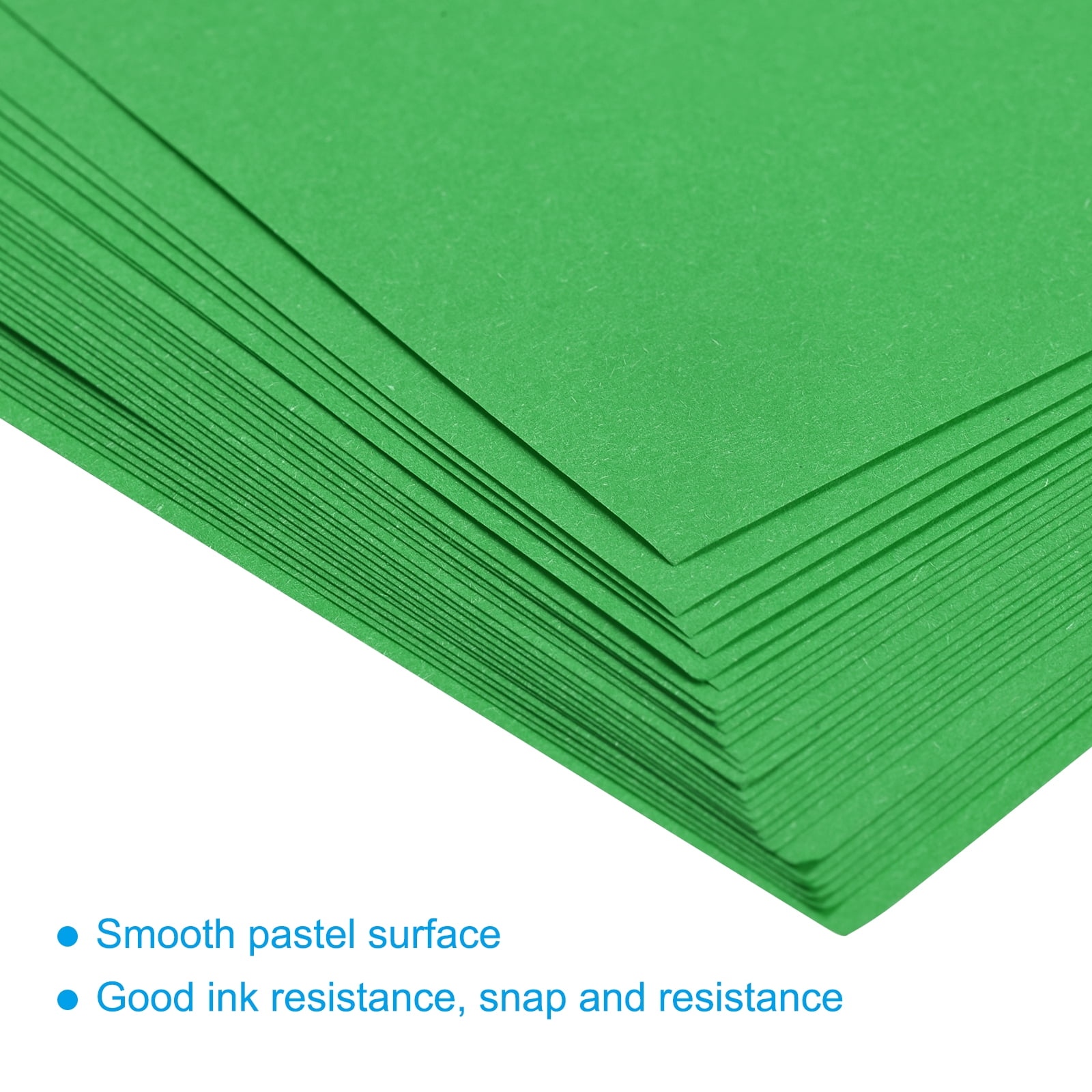 Uxcell 50 Sheets Colored Copy Paper for Office Printing Invitation Forms Art Projects Dark Green 8.3 x 5.8"