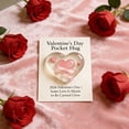 thumbnail image 4 of Mini abrazo de bolsillo en forma de corazón con tarjeta de felicitación, regalo de recuerdo para mujeres, hombres, él y ella, 4 of 7