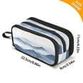 thumbnail image 4 of FORMRS Pencil Case with 3 Compartments Zipper Pouch, Elementary School Level and up, Watercolor Mountains, 4 of 8