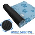 thumbnail image 6 of Long Mouse Pads for Desk,Blue Dog Paw Footprint Desk Mats on Top Of Desks, Desk Mouse Pad Extra Large with 3mm Non-Slip Base and Stitched Edge for Gaming,Office,Work,Home 35.4"x15.7", 6 of 6