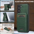 thumbnail image 5 of Allytechgroup Case for Samsung Galaxy S20 FE, 2 In 1 Wallet Stand Case with Detachable Card Holder Support Wireless Charging Shockproof Magnetic Back Cover for Samsung Galaxy S20 FE, Green, 5 of 9
