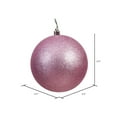 thumbnail image 2 of Vickerman 2.4" Mauve Glitter Ball Ornament, 24 per Bag, 2 of 2