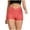 Red, variant on Rutainlusire Womens Shorts Women High Waist Hip Stretch Fitness Wrinkled Drawstring Biker Shorts Yoga Pants Shorts