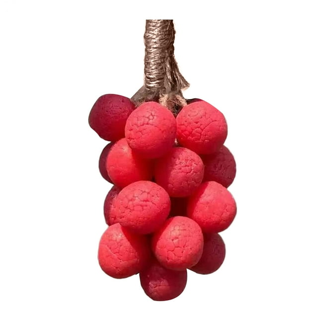 Visland Handmade Grape Cluster Soap on A Rope Natural Ingredients Aromatic Soaps for Washing Hands Decorative Grapes Soaps
