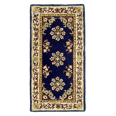 Minuteman International Blue Oriental Hearth Rug