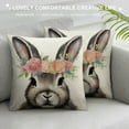 thumbnail image 3 of Nawypu  Easter Decorations Throw Pillow Cover  Farmhouse Decorative Pillows Rabbits Home Décor Rustic for Spring Easter, 3 of 5