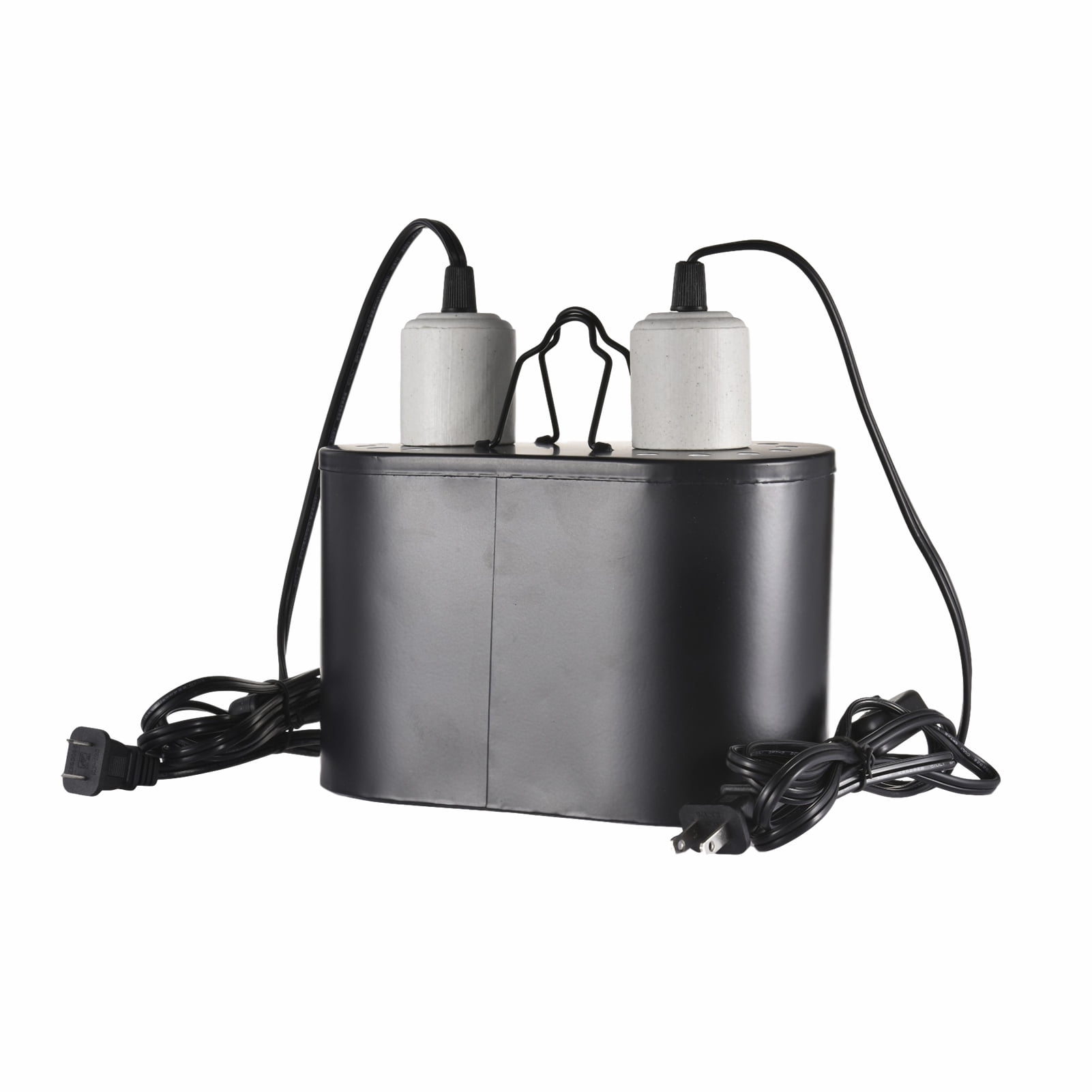 reptile dual dome light fixture
