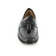 thumbnail image 7 of Pisa Florsheim Mens Black Shoes Crocodile Print Leather Slip On 18469-01, 7 of 7