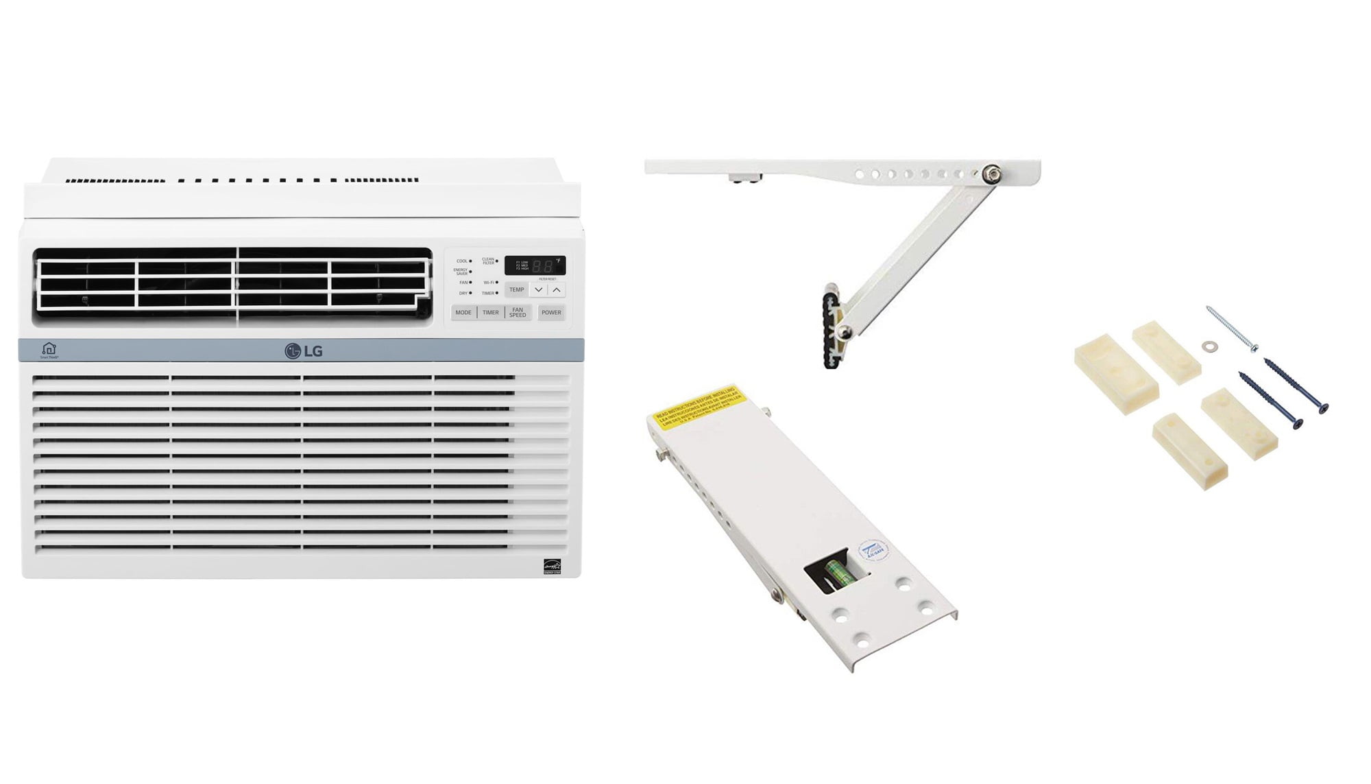 LG LW8017ERSM 20" Energy Star Rated Window Air Conditioner with 8000