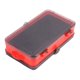 thumbnail image 1 of Wosthever Caja de pesca, cebo de almacenamiento, accesorio para señuelos, compartimentos de doble cara, contenedor de aparejos, gancho Pescar Naranja, 1 of 6