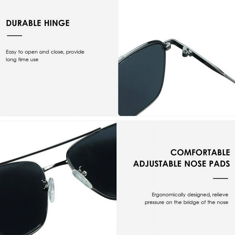 2 Pack Vintage Round Sunglasses for Men and Women UV400 Protection