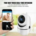 thumbnail image 2 of PENGXIANG Wireless Camera, 1080P HD WiFi Pet Camera Baby Monitor, Pan/Tilt/Zoom IP Camera for Elder/Nanny Security Cam Night Vision Motion Detection 2-Way Audio Cloud Service Available Webcam White, 2 of 7