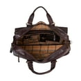 thumbnail image 5 of 392500 Messenger Bag in Full Grain Dark Brown Vintage Leather | Style n Craft, 5 of 14