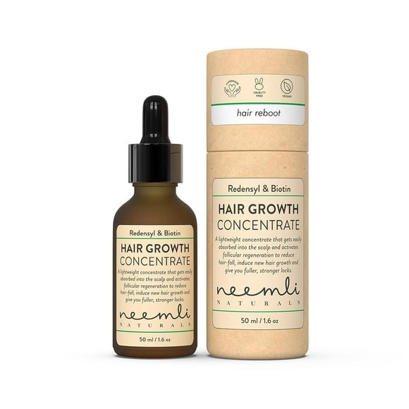 Neemli Naturals Redensyl & Biotin Hair Growth Concentrate by Neemli Naturals | Boosts Hairgrowth | Reduces Hair Fall | Enriched with Biotin 50 ml (Pack of 1)