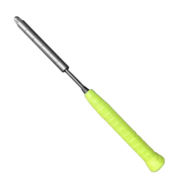 Entrenador de raqueta de bádminton, suministros para raquetas de entrenamiento de bádminton, entrenamiento de fuerza Verde