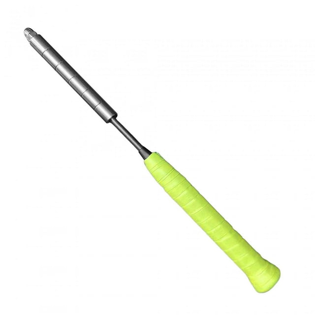 Almencla Badminton Racket Swing Trainer Finger Finger Arm Strength Removable Weight Block Green
