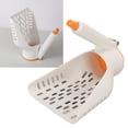 thumbnail image 4 of Cat Litter Scoop, Cat Litter Shovel 6mm Hole Diameter Poop Sifting Bottom Storage Press Design Large Capacity Deep Multipurpose  For Cats For Pets For Travel, 4 of 8