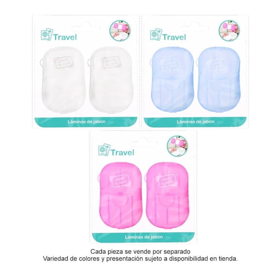 Láminas de Jabón Prichos Musul International Varios Colores 2 Piezas