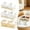 White,Yellow,Clear, variant on Clear 2-Compartment Divided Snack Tray with Stand and Airtight Lid, Candy and Snack Organizer, 19x10cm