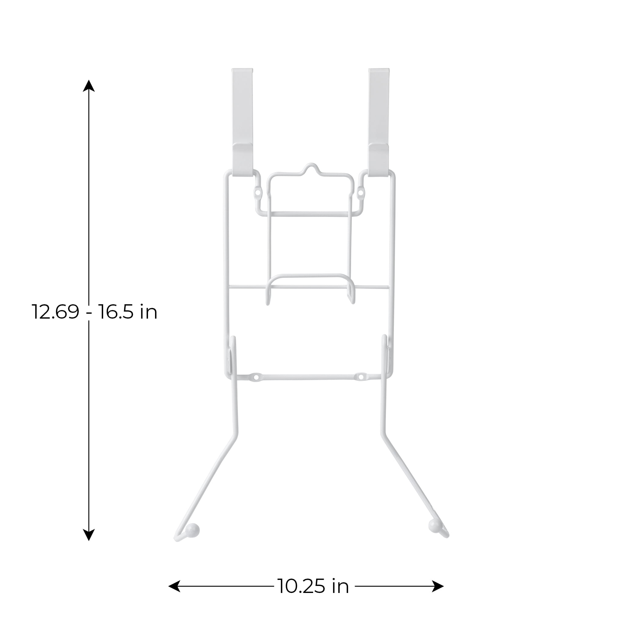 Mainstays Over the Door Iron and Ironing Board Holder - White